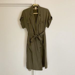 J. CREW "Jane" Wrap Utility Cargo Style Dress